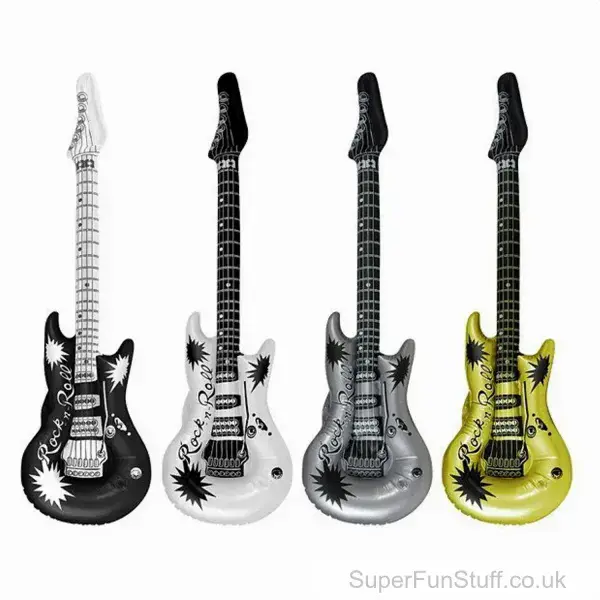 Rock 'N' Roll Guitar Inflatable | Blow Up Party Toy Instruments