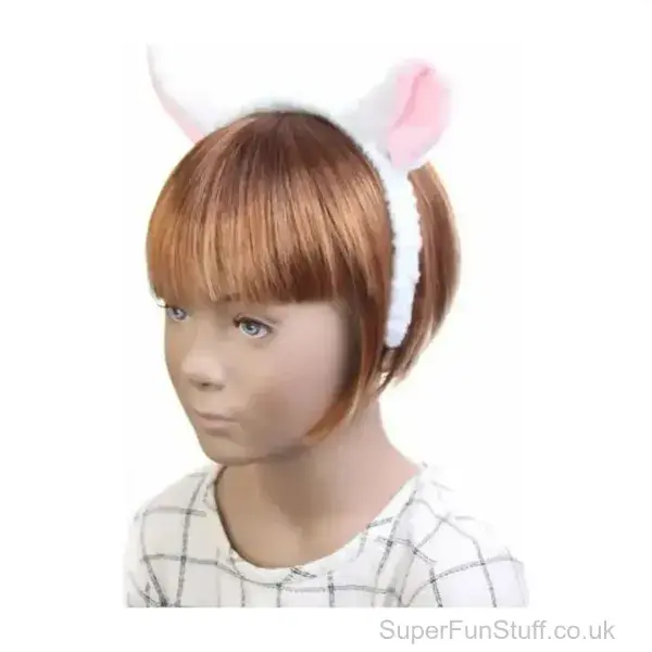 Soft Lamb Ears Headband | Farm Animal Fancy Dress Parties | SuperFunStuff.co.uk