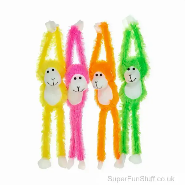 Soft Plush Hanging Monkey Toy - 33cm | Zoo Animal Gift For Kids
