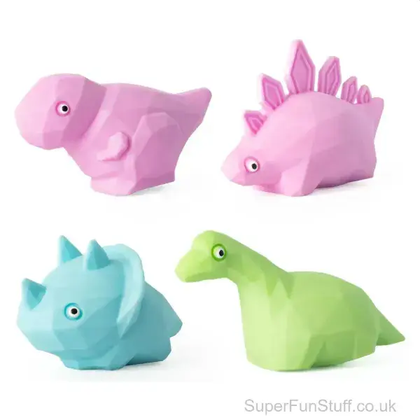 Squishy Polygon Dinosaur Stress Toy - 11cm