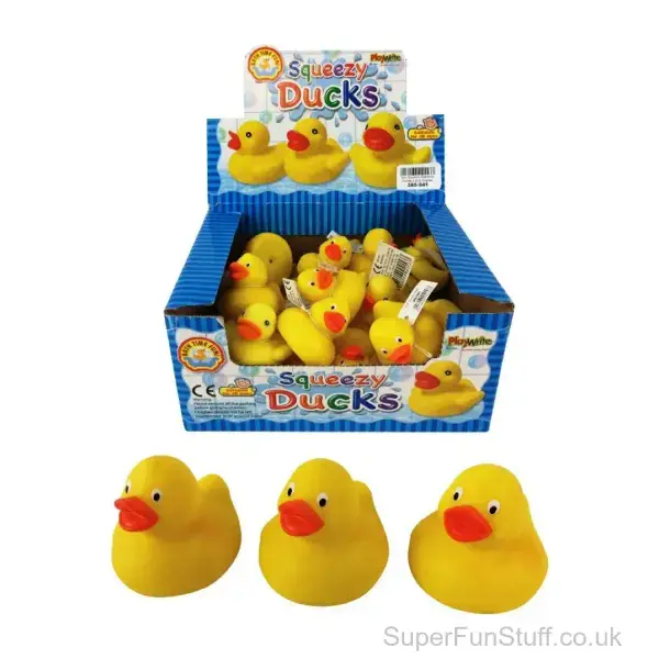 Squishy Yellow Rubber Duck (5cm)