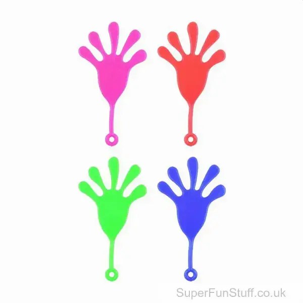Sticky Slap & Stretch Hand - 11cm | Jokes and Gags Toys