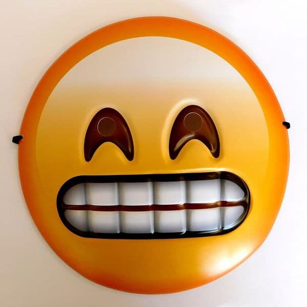 Emoji Mask UK | Teeth Grimace Face | Party Novelty