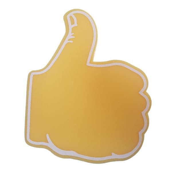 Thumbs Up or Thumbs Down Big Foam Hand - 7 Colours | Funny Fancy Dress Audience Prop