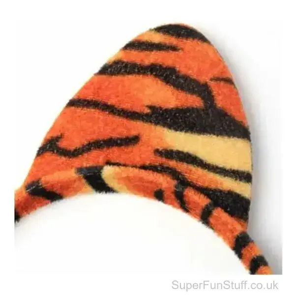 Wild Tiger Ears Headband | Zoo Animal Fancy Dress Party UK