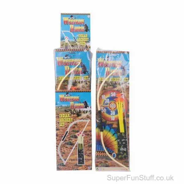 Toy Bow and Arrow Set - 50cm | Cowboys & Indians Kid's Fancy Dress | Toy Weapons