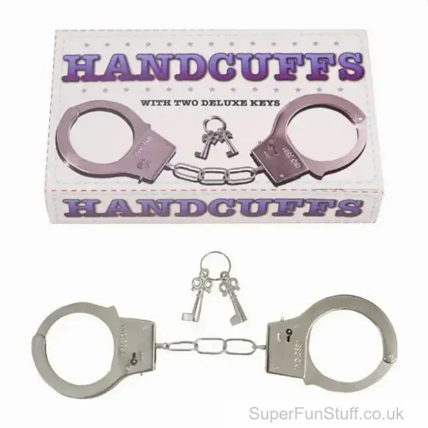 Toy Metal Handcuffs | Low Cost Fancy Dress Accessories for Kids