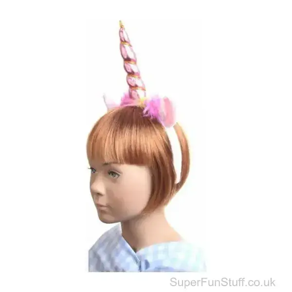 Unicorn Horn Fancy Dress Headband - Novelty Aliceband | Kids Gift Idea UK
