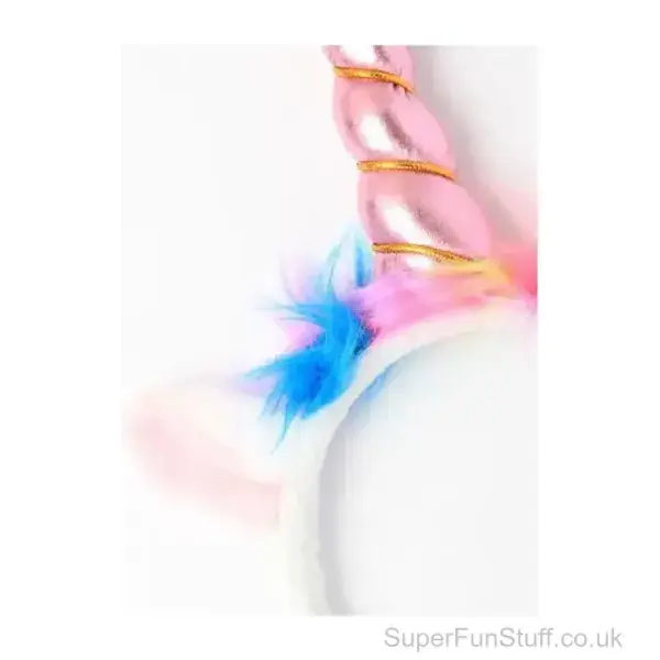 Unicorn Horn Fancy Dress Headband - Novelty Aliceband | Kids Gift Idea UK