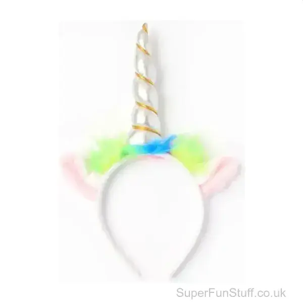 Unicorn Horn Fancy Dress Headband - Novelty Aliceband | Kids Gift Idea UK