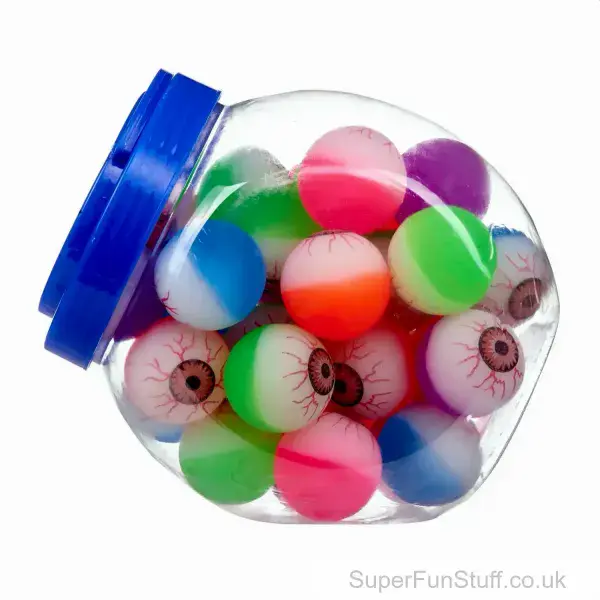 Zombie Eye Bouncy Ball - 4.5cm | High Bounce Ball | Kid's Halloween Toy