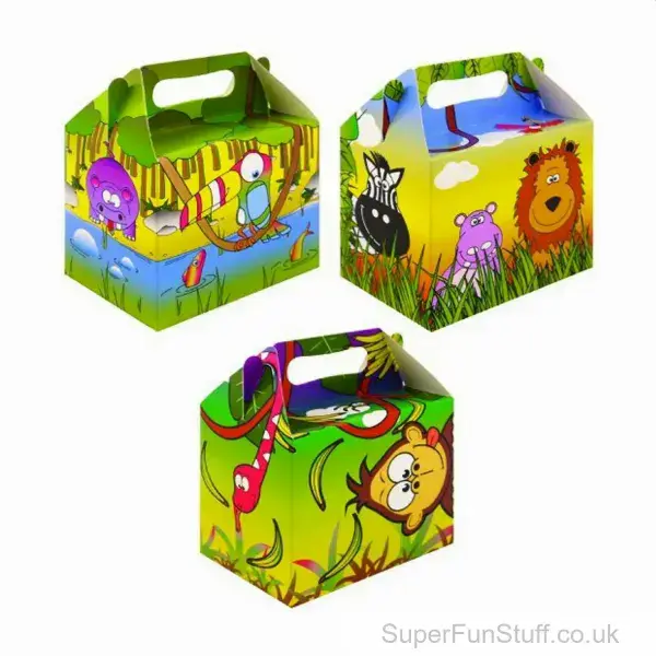 Zoo Animal Party Goodies Box | Animal Themed Parties UK