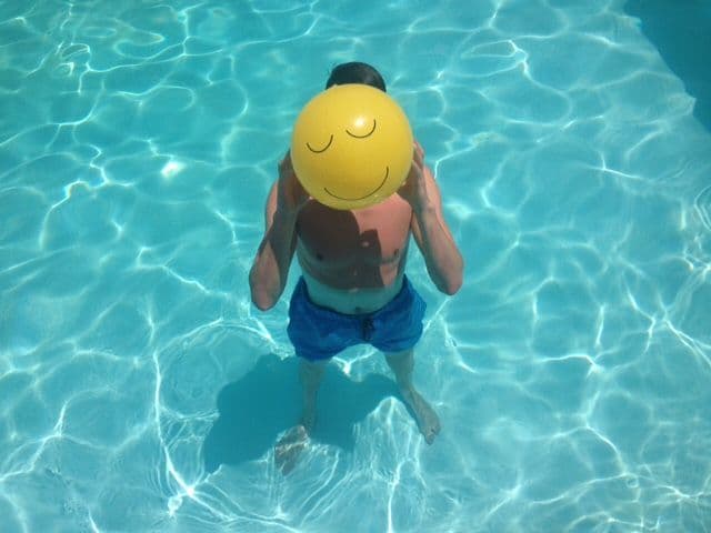 chilled beach ball pool