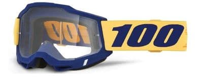 100% Accuri 2.0 Desoto Motocross Goggles - Clear