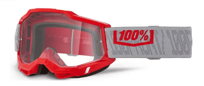 100% Accuri 2.0 Gatorback Motocross Goggles - Clear