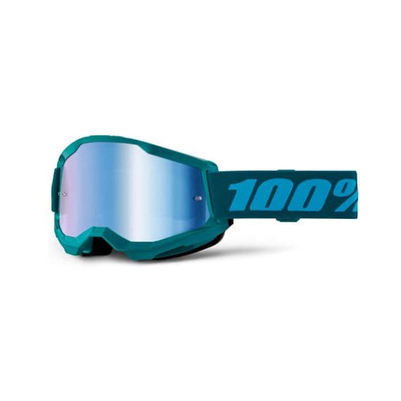 100% Strata 2 Stone Goggles with Blue Mirror Lens