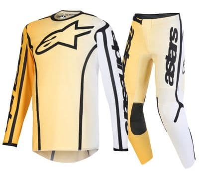 2026 Alpinestars Fluid Apex Motocross Kit Combo- Yellow Black