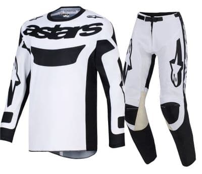 2026 Alpinestars Racer Riway Motocross Kit Combo - White Black
