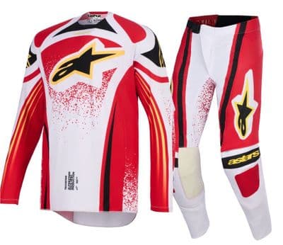2026 Alpinestars Techstar Nomur Motocross Kit Combo - Grey Red