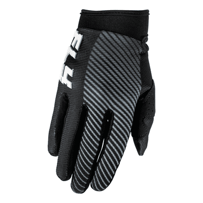2026 Fly F16 Kids Motocross Gloves - Black White