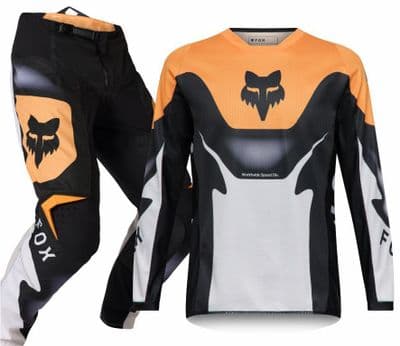 2026 Fox 180 Youth Noble Motocross Kit Combo - Black White