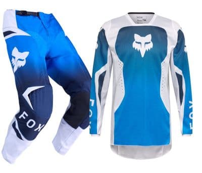 2026 Fox 180 Youth Shield Motocross Kit Combo - Blue