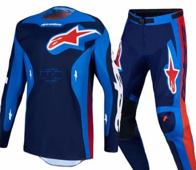 2027 Alpinestars Racer Hunt Motocross Kit Combo - Navy Red