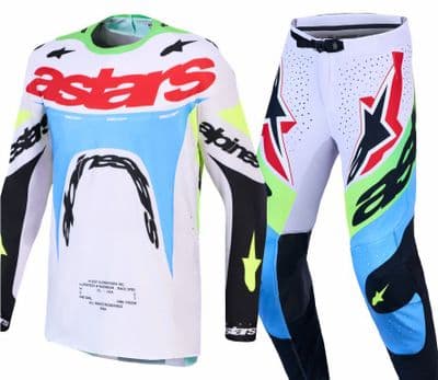 2027 Alpinestars Supertech Dyna Motocross Kit Combo - Lilac Green Flo