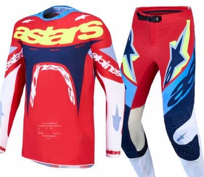 2027 Alpinestars Supertech Dyna Motocross Kit Combo - Red Navy