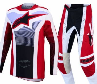 2027 Alpinestars Techstar Maven Motocross Kit Combo - Black Red