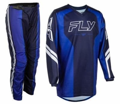 2027 Fly F16 Youth Raze Motocross Kit - Navy White