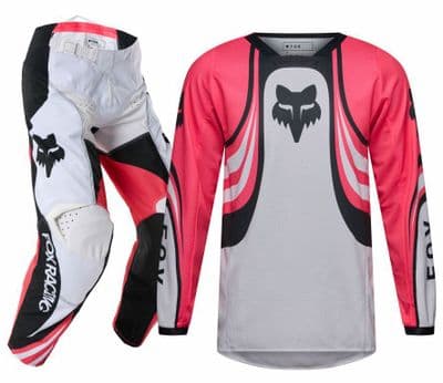 2027 Fox 180 Youth Draft Motocross Kit Combo - White