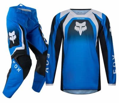 2027 Fox 180 Youth Frame Motocross Kit Combo - Blue