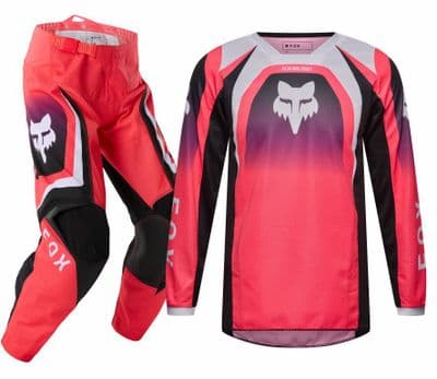 2027 Fox 180 Youth Frame Motocross Kit Combo - Pink