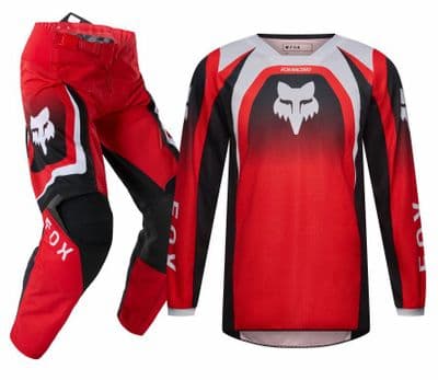 2027 Fox 180 Youth Frame Motocross Kit Combo - Red