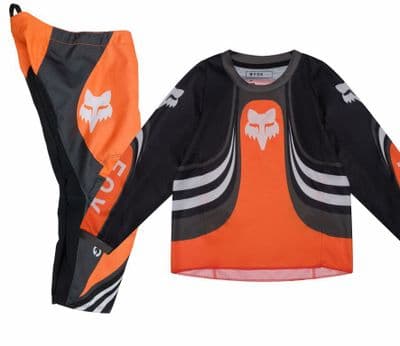 2027 Fox Peewee Kids Draft Motocross Kit Combo - Orange