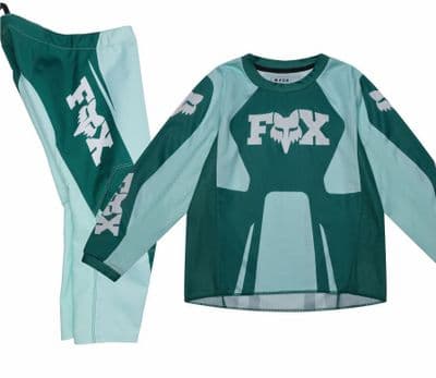 2027 Fox Peewee Kids Raid Motocross Kit Combo - Melon