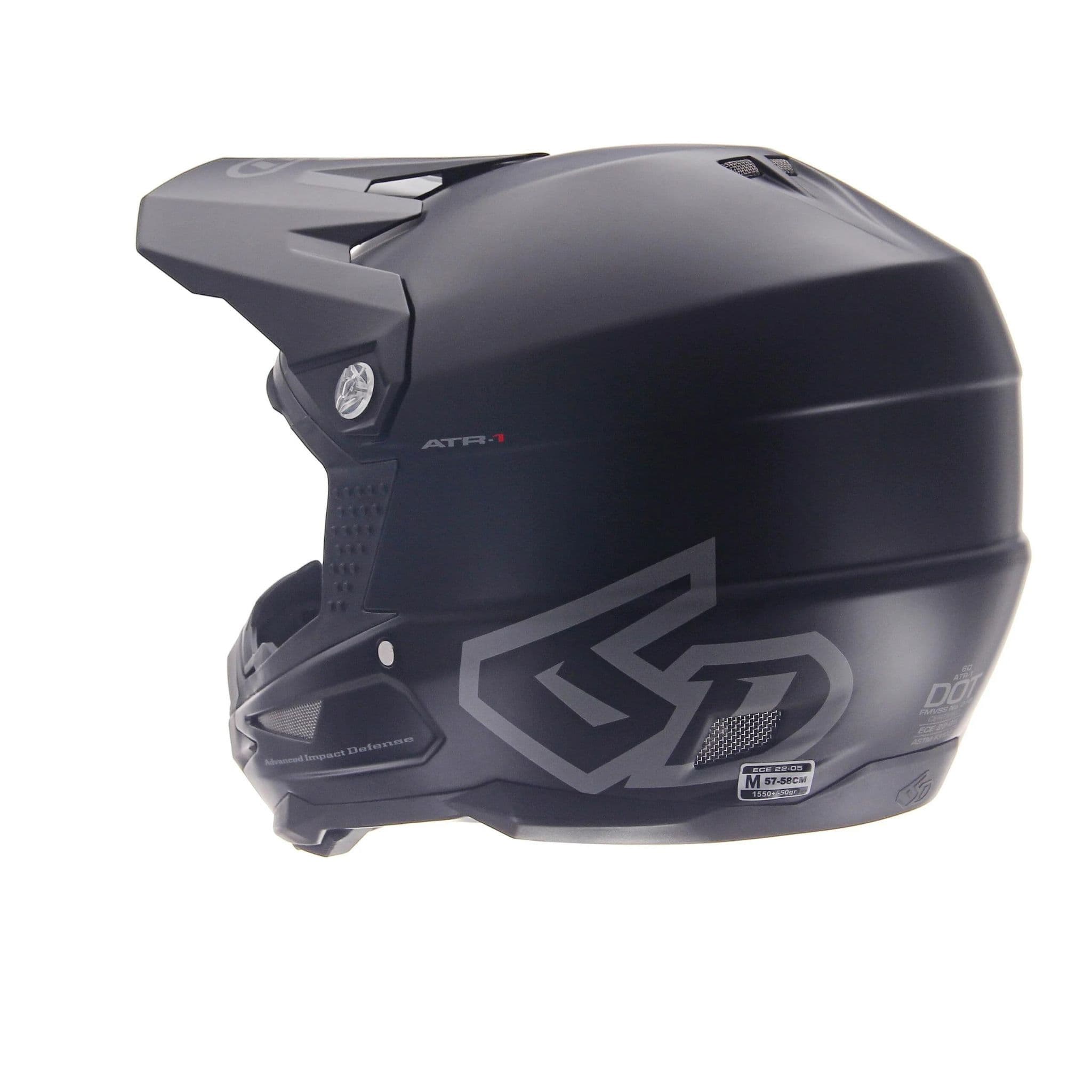 6d carbon helmet bike ATR-3 Solid Gloss White / Medium Equipped with an advanced ODS system and the unique ability to be rebuilt after most impacts FXR 6D ATR-3 FIM Carbon