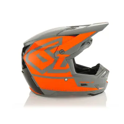 6D ATR-3 Hex Motocross Helmet - Gloss Neon Orange
