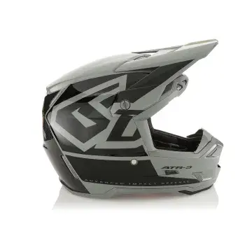 6D ATR-3Y Kids Hex Motocross Helmet - Gloss Black