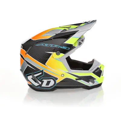 6D ATR-3Y Kids Reflex Motocross Helmet - Neon Yellow