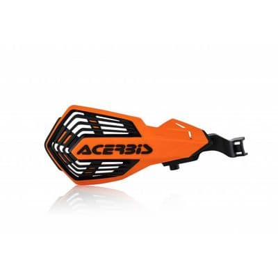 Acerbis K Future Handguards - Orange/ Black