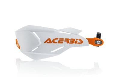 Acerbis X Factory Hand Guards - White/ Orange