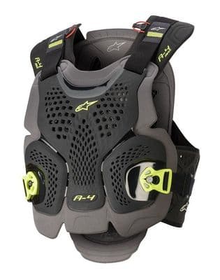 Alpinestars A4 Max Chest Protector - Black/ Yellow