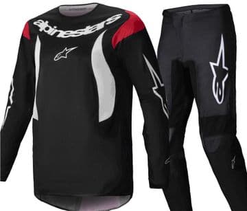 Alpinestars Fluid Haul Motocross Kit Combo- Black White