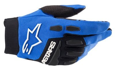 Alpinestars Full Bore Youth Motocross Gloves - Blue