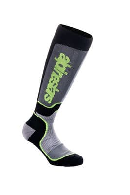 Alpinestars MX Plus  Motocross Socks - Black Yellow