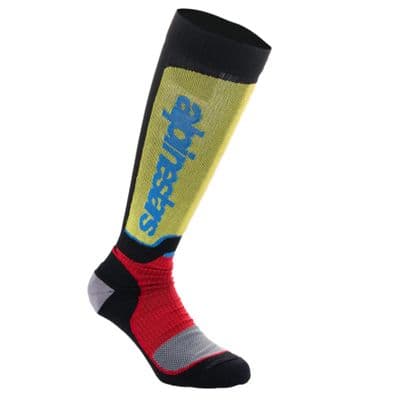 Alpinestars MX Plus  Motocross Socks - Red/ Blue