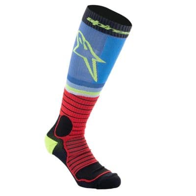 Alpinestars MX Pro Motocross Socks - Red Blue