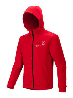 Alpinestars Racer MX Windproof Zip Fleece - Red